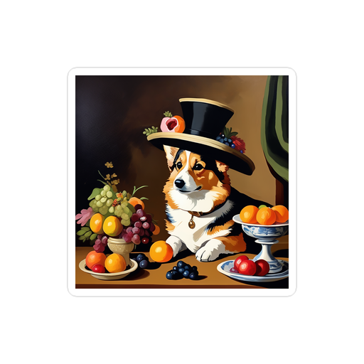 PugMug Custom Pembroke Welsh Corgi Sticker