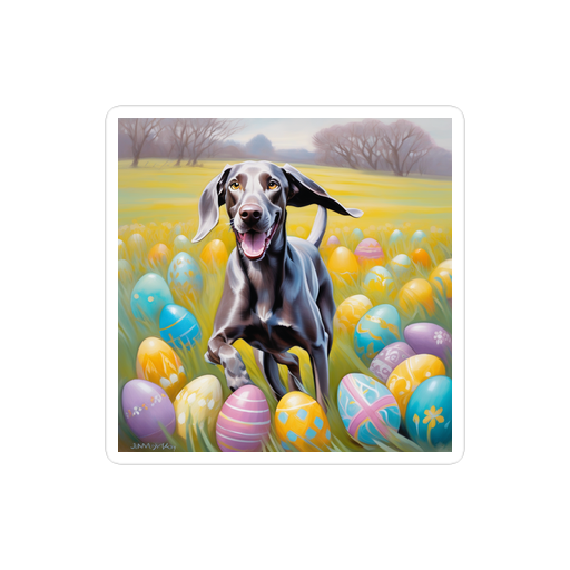 PugMug Custom Weimaraner Sticker