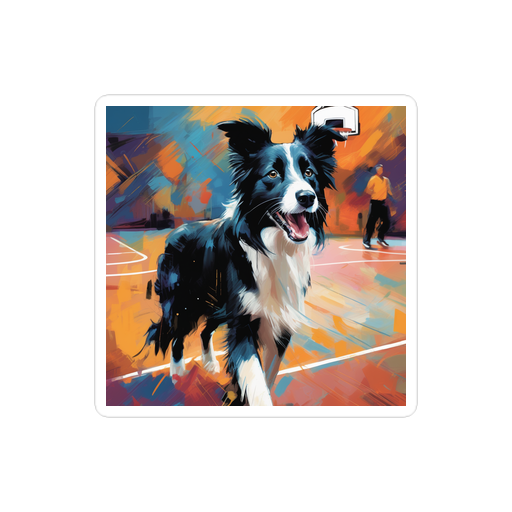 PugMug Custom Border Collie Sticker
