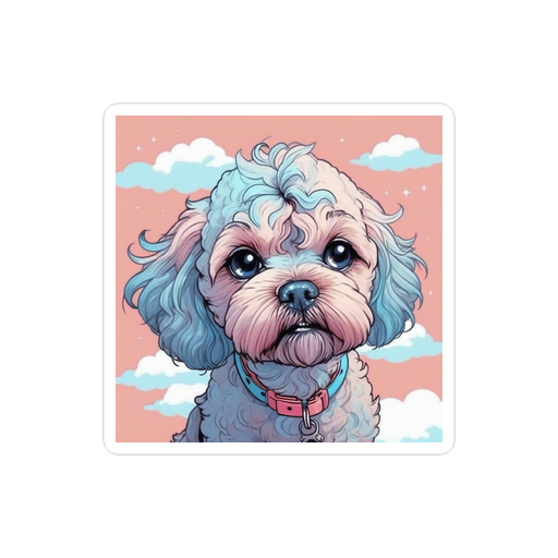 PugMug Custom Lily Sticker