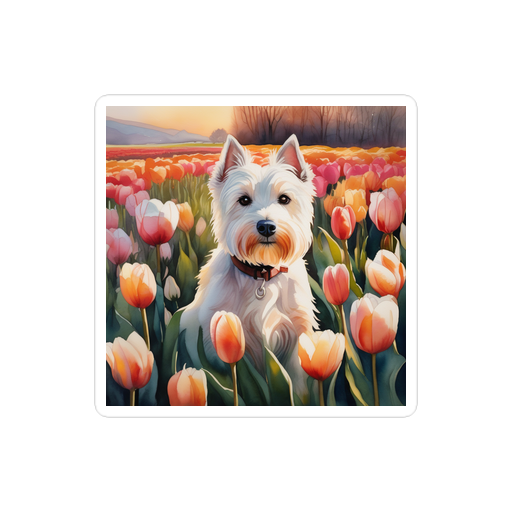 PugMug Custom West Highland White Terrier Sticker