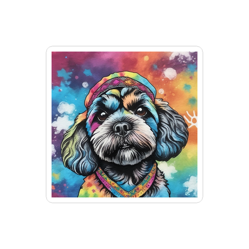 PugMug Custom Lily Sticker