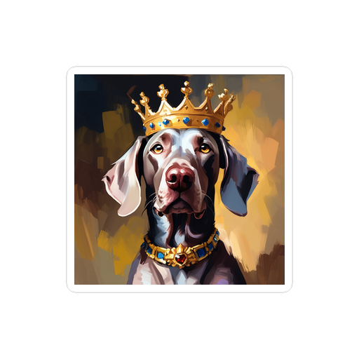 PugMug Custom Weimaraner Sticker