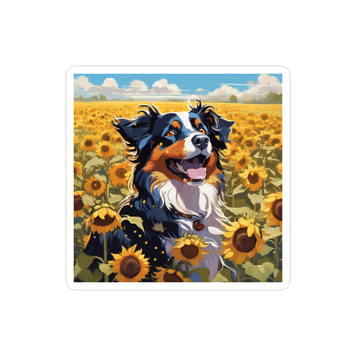 PugMug Custom Miniature American Shepherd Sticker