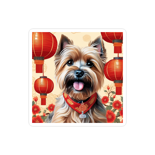 PugMug Custom Cairn Terrier Sticker