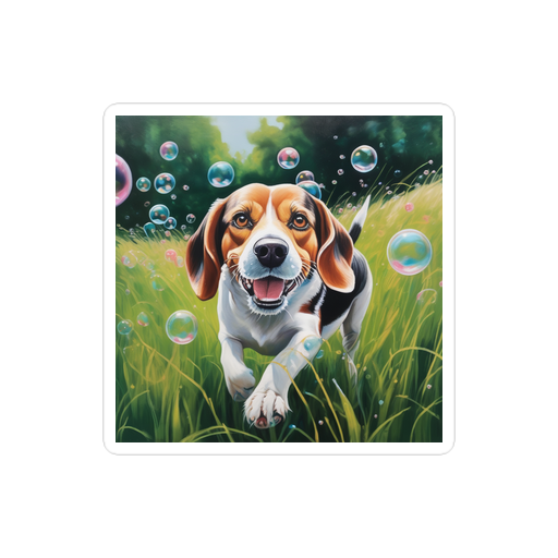 PugMug Custom Beagle Sticker