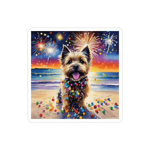 PugMug Custom Cairn Terrier Sticker