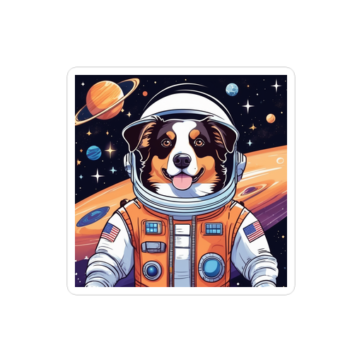 PugMug Custom Miniature American Shepherd Sticker