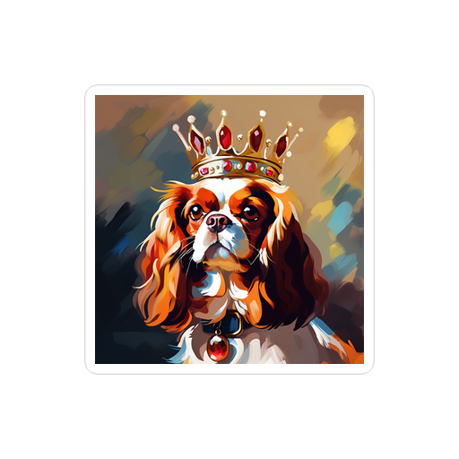 PugMug Custom Cavalier King Charles Spaniel Sticker