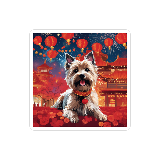 PugMug Custom Cairn Terrier Sticker