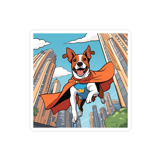 PugMug Custom Brittany Dog Sticker