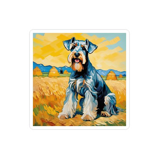 PugMug Custom Miniature Schnauzer Sticker