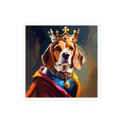 PugMug Custom Beagle Sticker