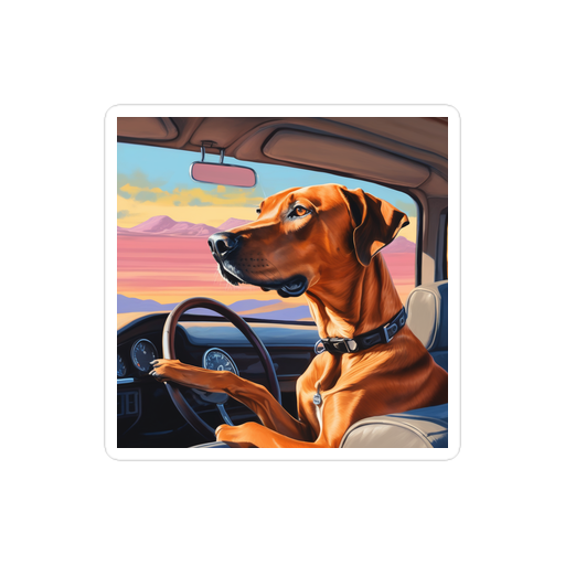 PugMug Custom Rhodesian Ridgeback Sticker