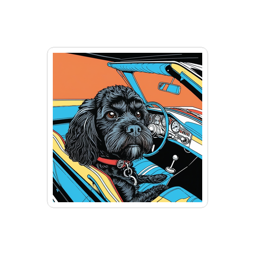 PugMug Custom Lily Sticker