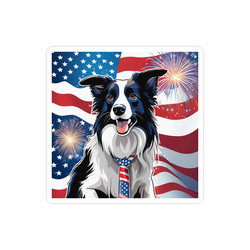 PugMug Custom Border Collie Sticker