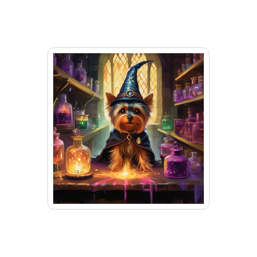 PugMug Custom Yorkshire Terrier Sticker