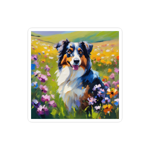 PugMug Custom Miniature American Shepherd Sticker