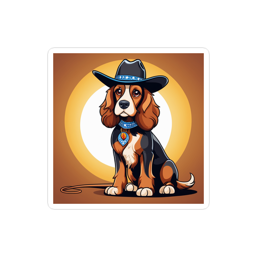 PugMug Custom English Cocker Spaniel Sticker