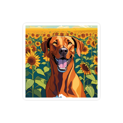 PugMug Custom Rhodesian Ridgeback Sticker