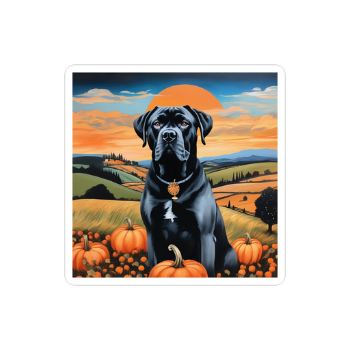 PugMug Custom Cane Corso Sticker