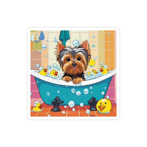 PugMug Custom Yorkshire Terrier Sticker