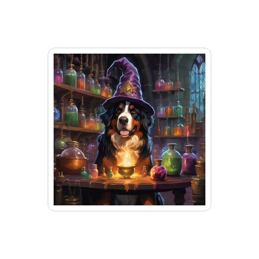 PugMug Custom Bernese Mountain Dog Sticker