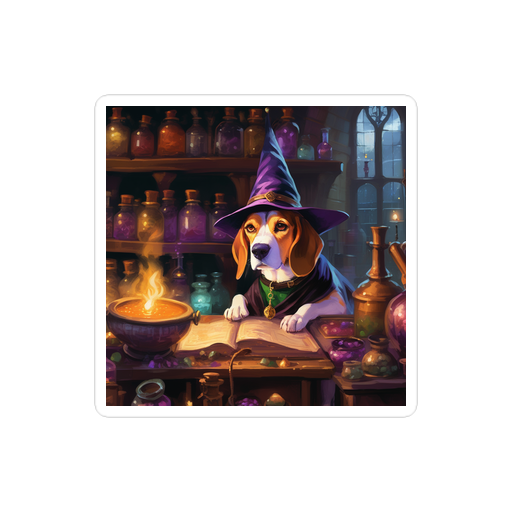 PugMug Custom Beagle Sticker