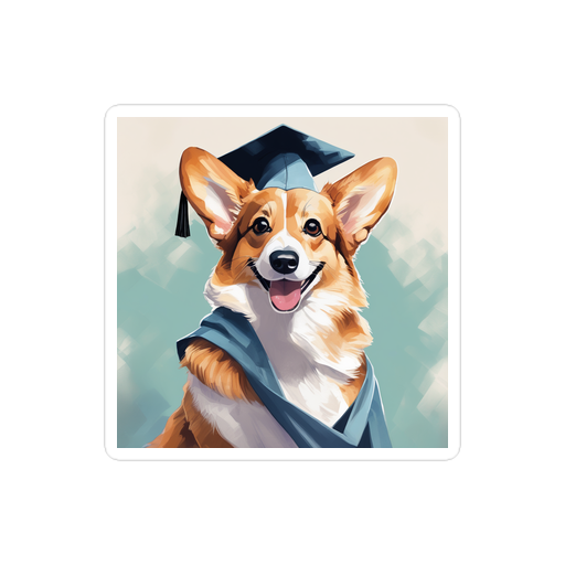 PugMug Custom Pembroke Welsh Corgi Sticker