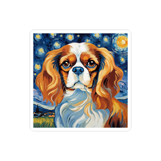 PugMug Custom Cavalier King Charles Spaniel Sticker