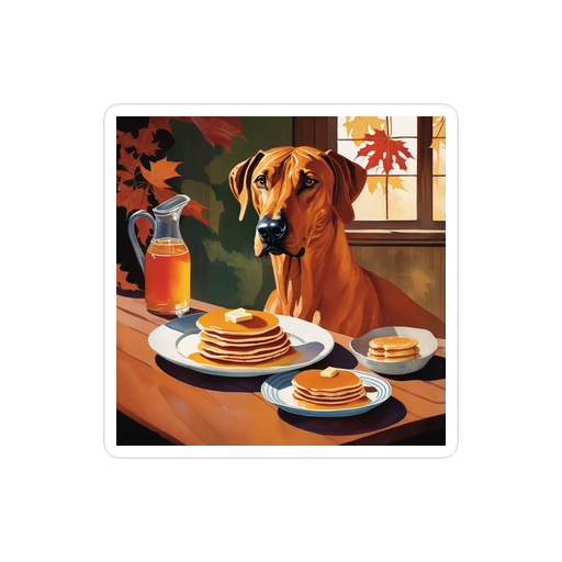 PugMug Custom Rhodesian Ridgeback Sticker