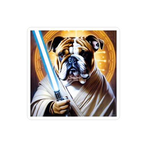 PugMug Custom Bulldog Sticker