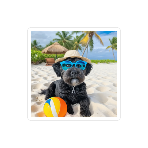 PugMug Custom Lily Sticker