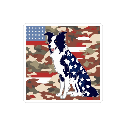 PugMug Custom Border Collie Sticker