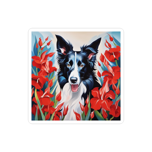 PugMug Custom Border Collie Sticker