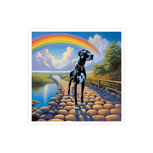 PugMug Custom Great Dane Sticker