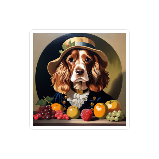 PugMug Custom Cocker Spaniel Sticker