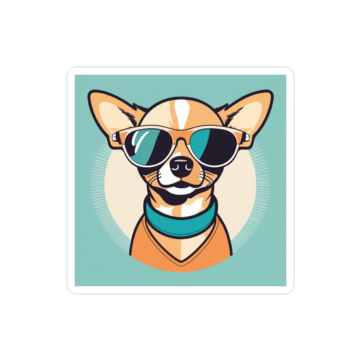 PugMug Custom Chihuahua Sticker