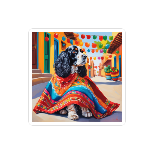 PugMug Custom English Cocker Spaniel Sticker