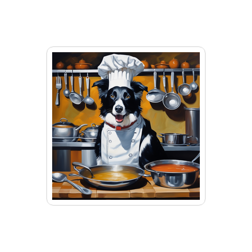 PugMug Custom Border Collie Sticker
