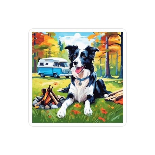 PugMug Custom Border Collie Sticker