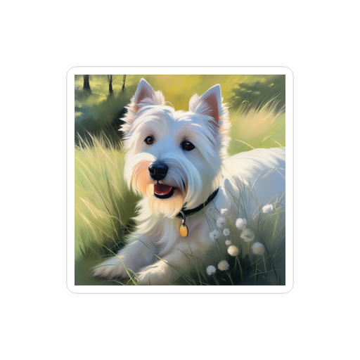 PugMug Custom West Highland White Terrier Sticker