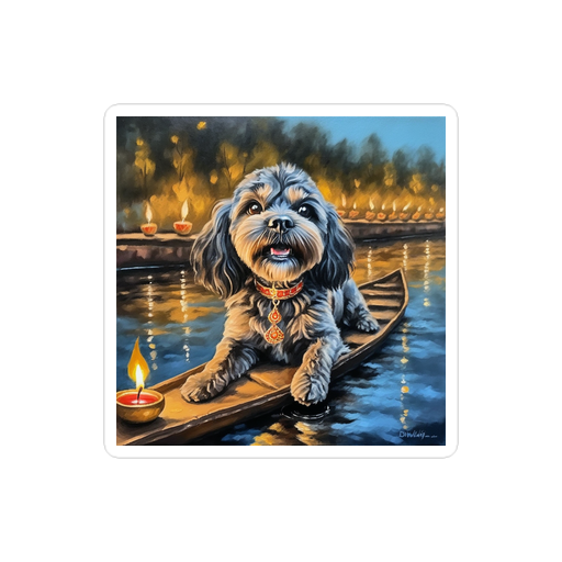 PugMug Custom Lily Sticker