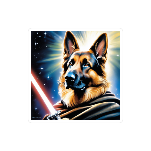 PugMug Custom German Shepherd Dog Sticker