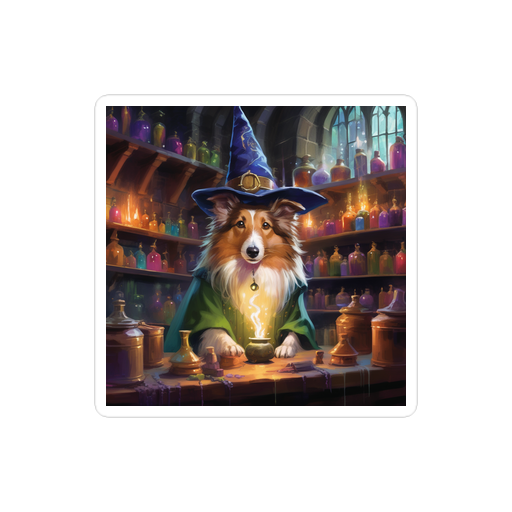 PugMug Custom Shetland Sheepdog Sticker