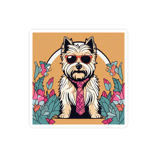 PugMug Custom Cairn Terrier Sticker