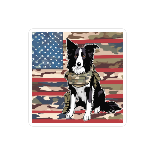 PugMug Custom Border Collie Sticker