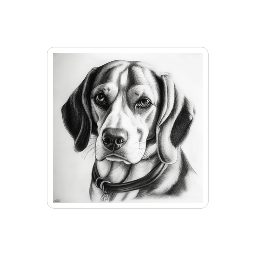 PugMug Custom Beagle Sticker