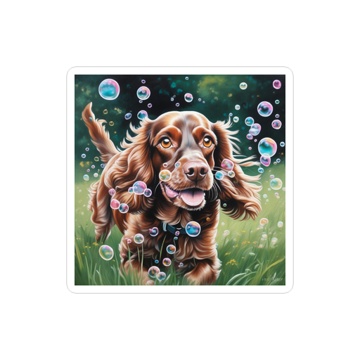 PugMug Custom English Cocker Spaniel Sticker