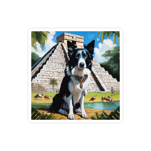 PugMug Custom Border Collie Sticker